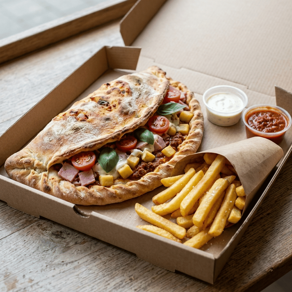 Pizza calzone chef