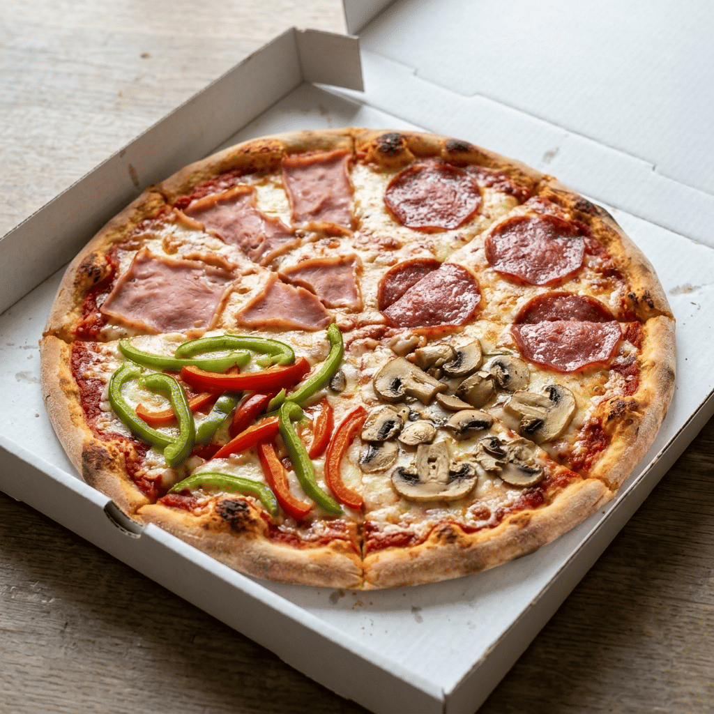 Pizza quattro stagionni