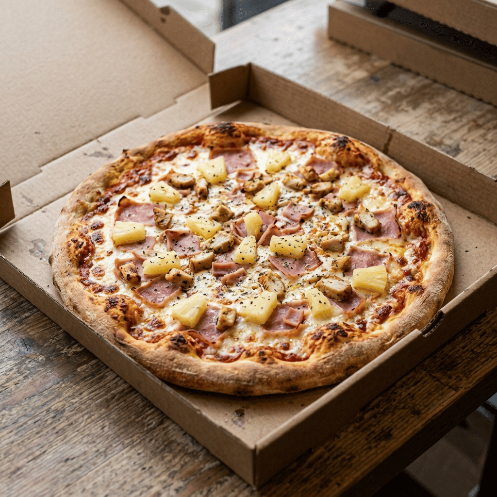 Pizza hawai groot