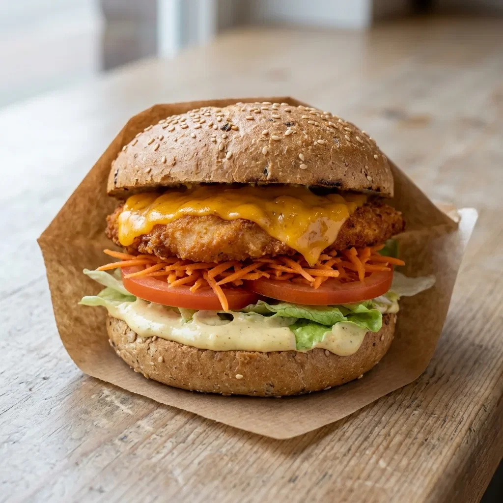 Chicken cheese burger