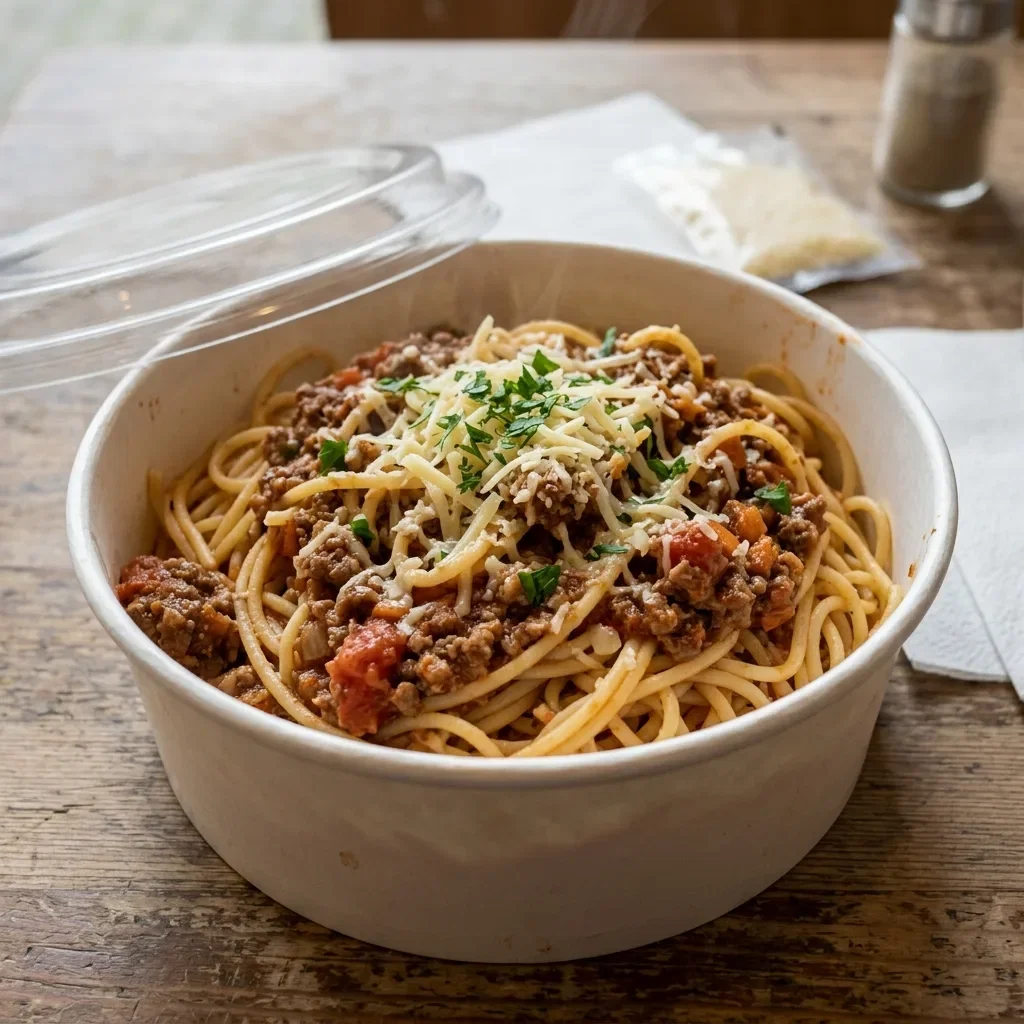 Pasta bolognese