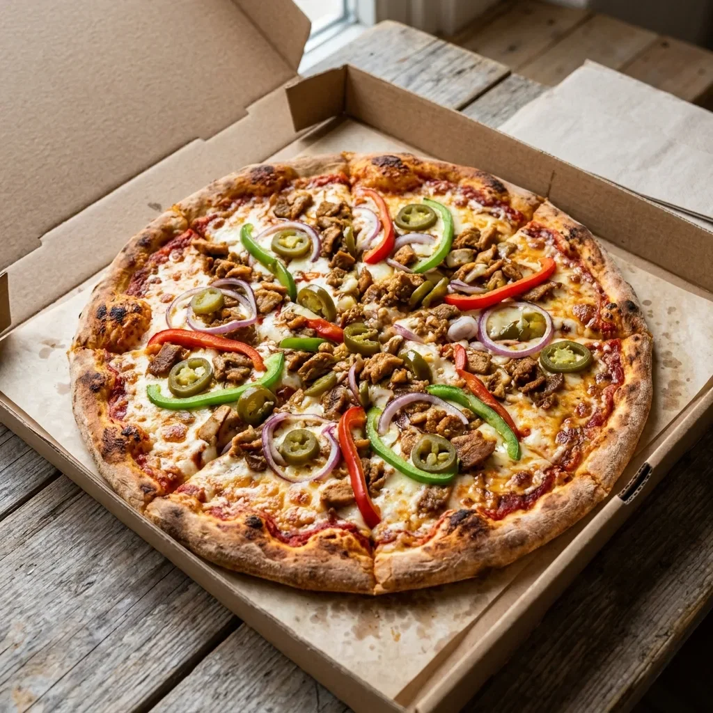 Pizza hot and spicy large