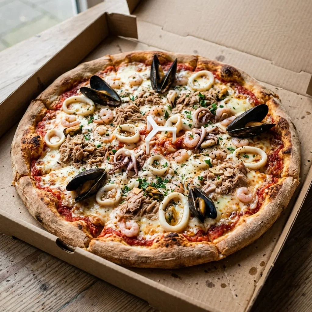 Pizza seafood large