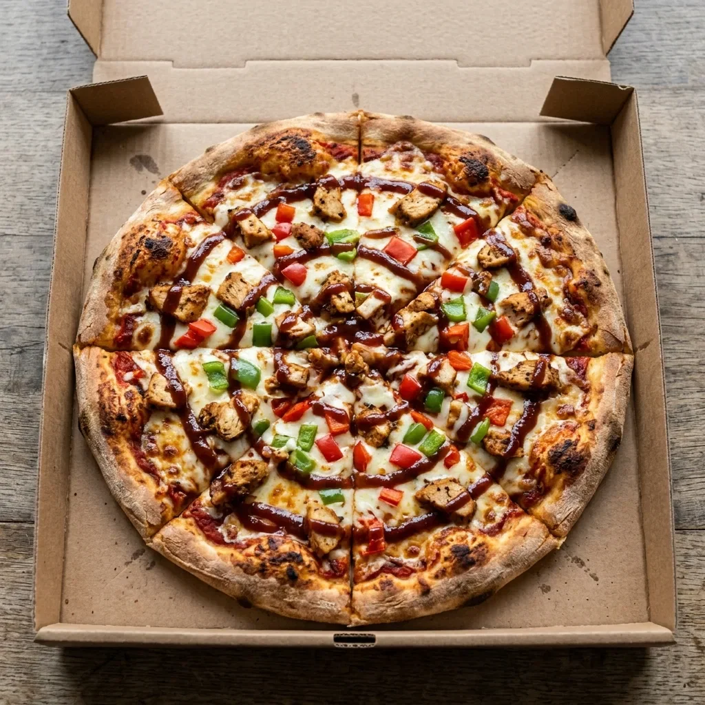 Pizza bbq chicken medium