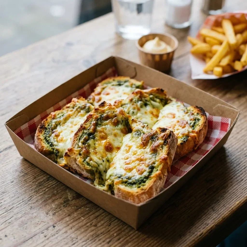 Cheesy bread pesto