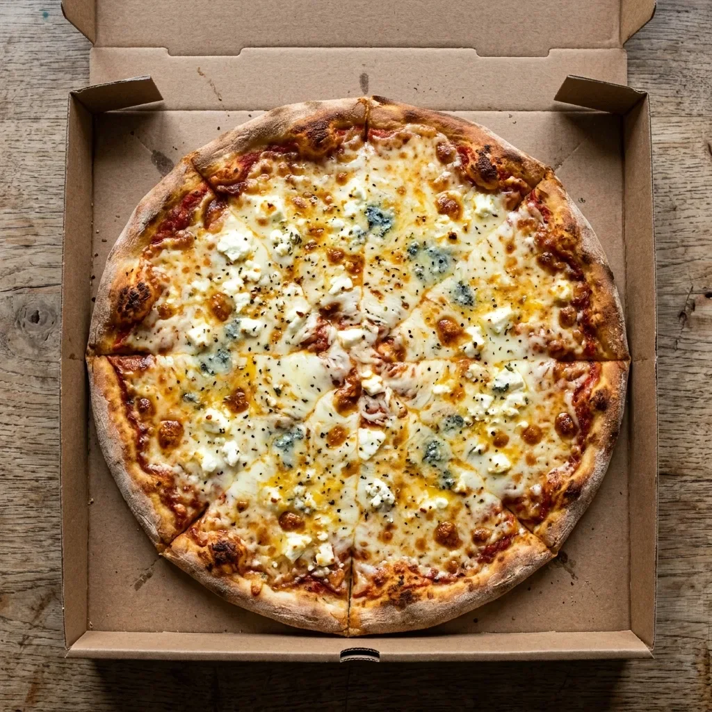 Pizza cheesy mix large