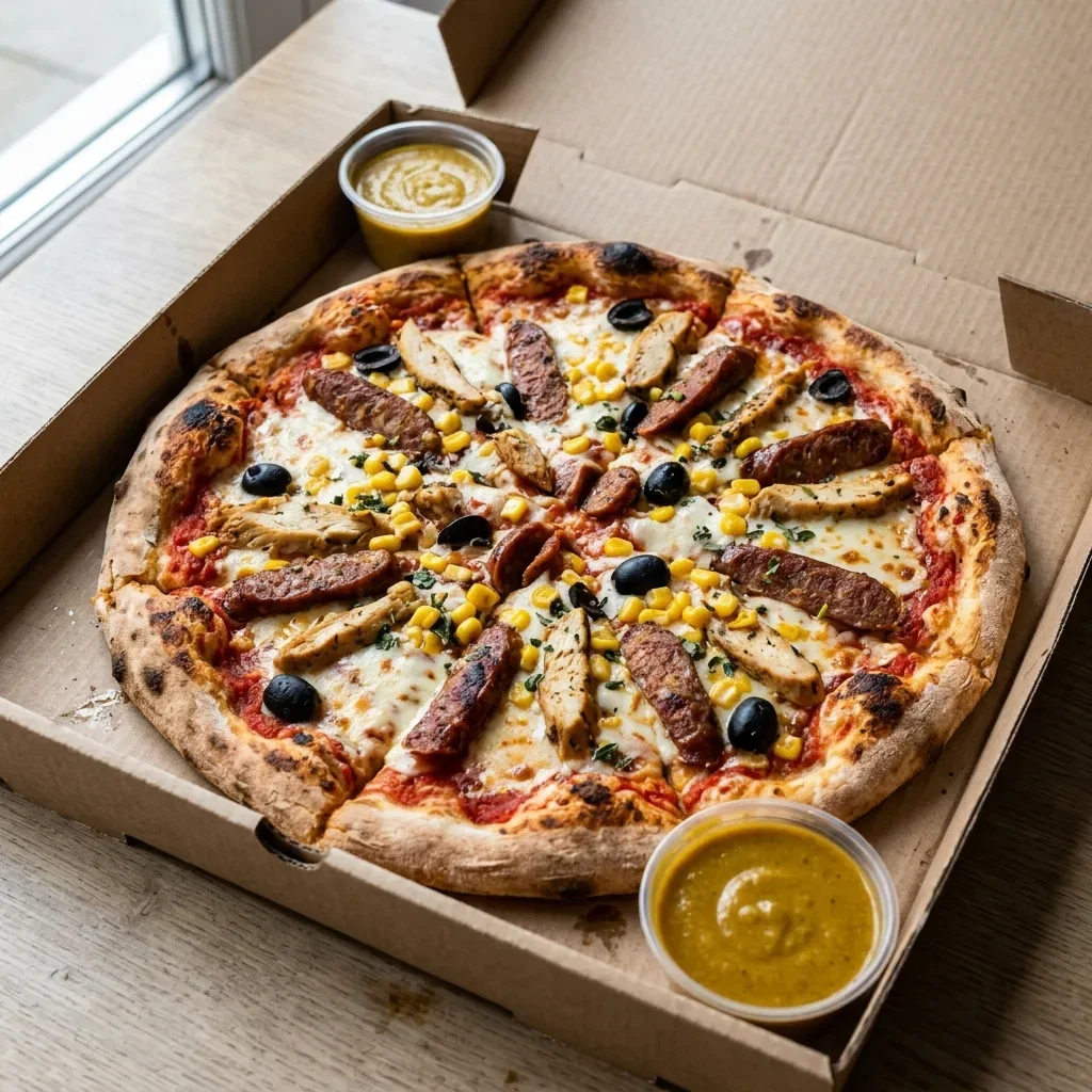 Pizza casablanca large