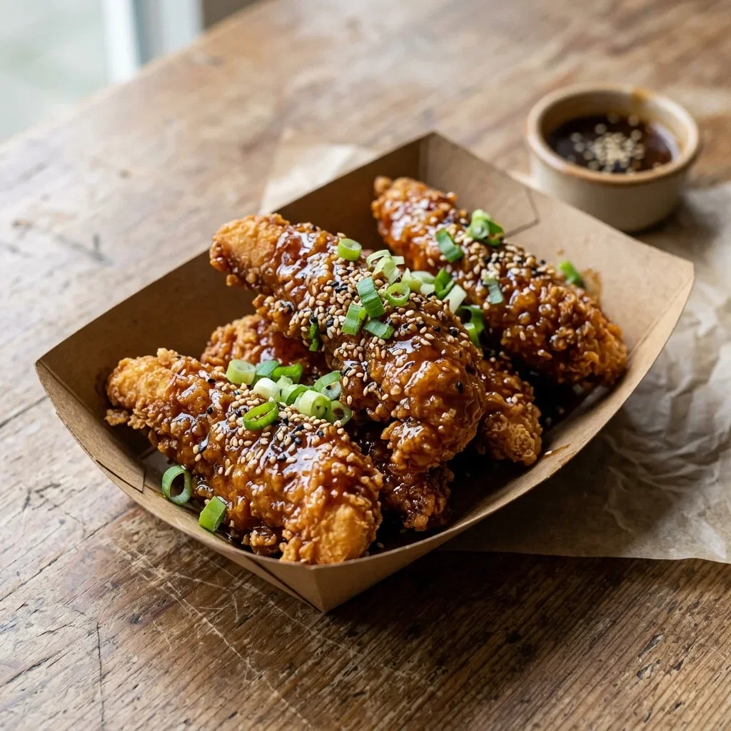 Chicken tenders honey en soy