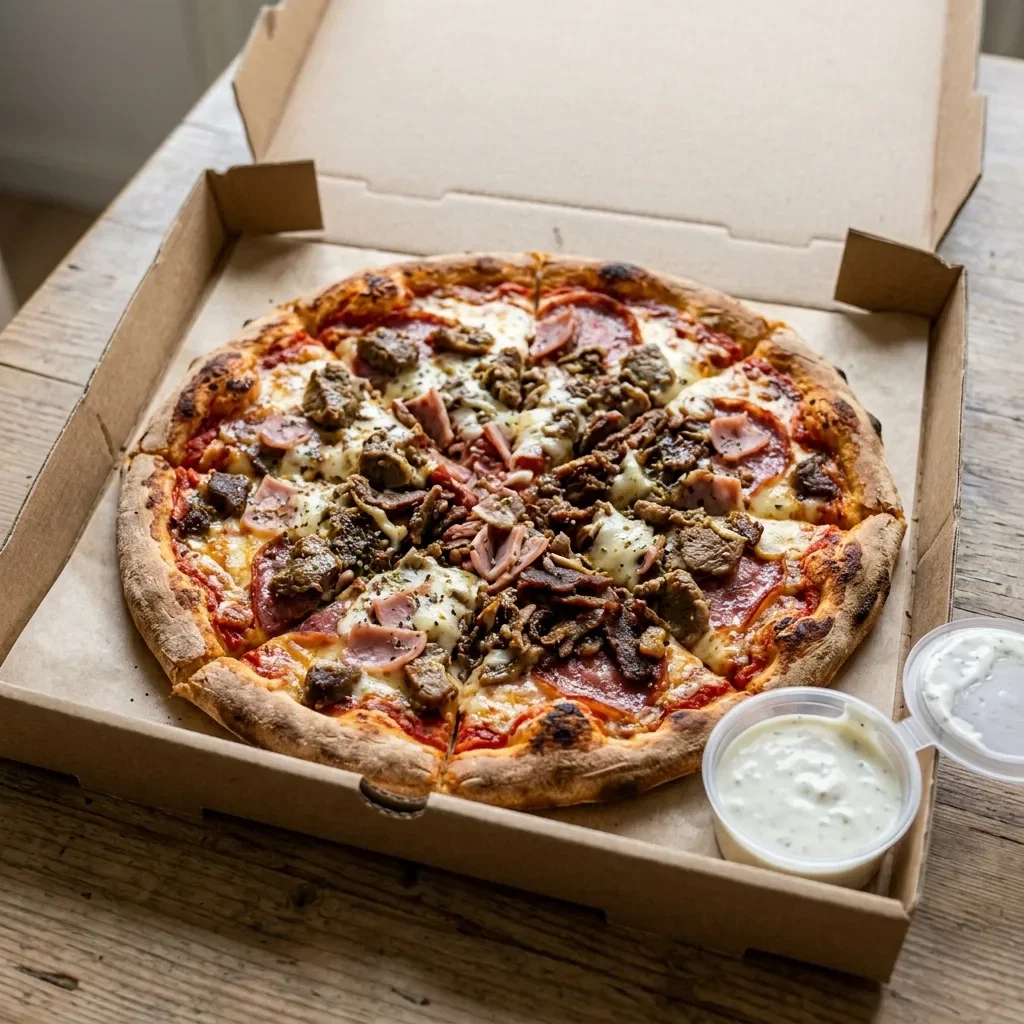 Pizza meat feast medium