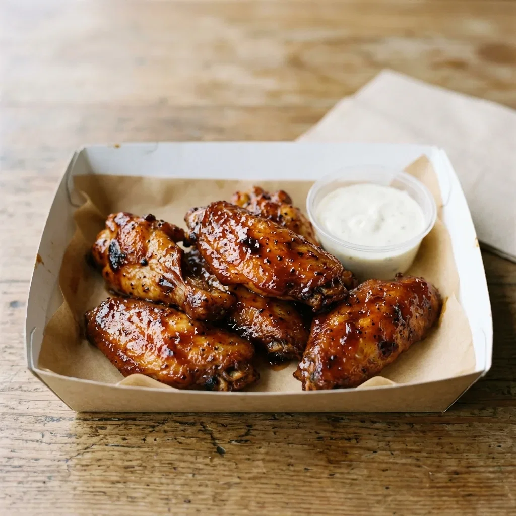 Bbq wings 6 stuks