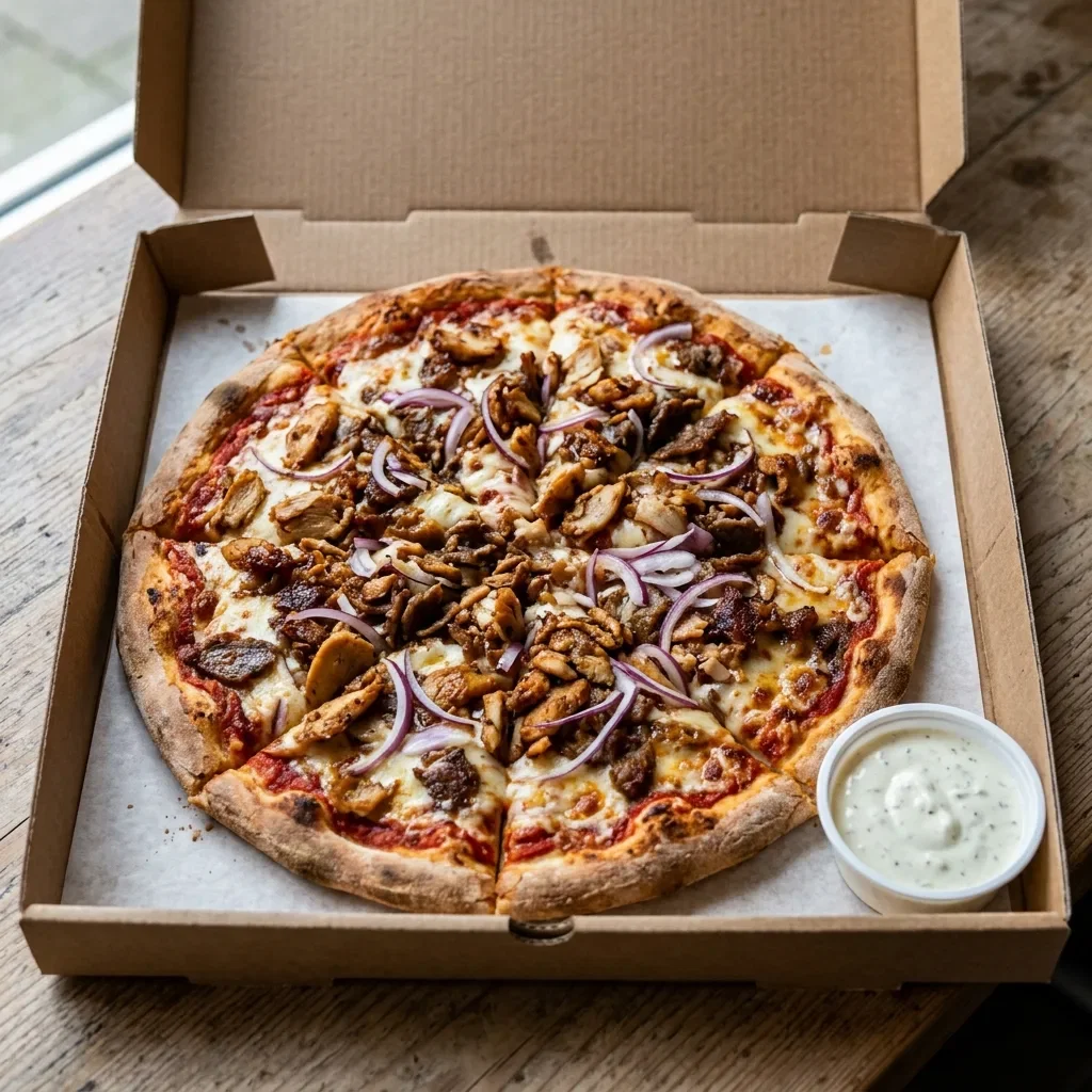 Pizza kebab party