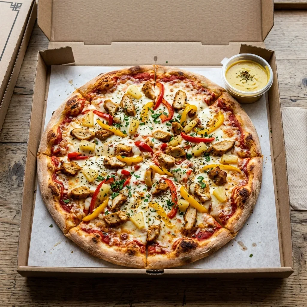 Pizza chicken large