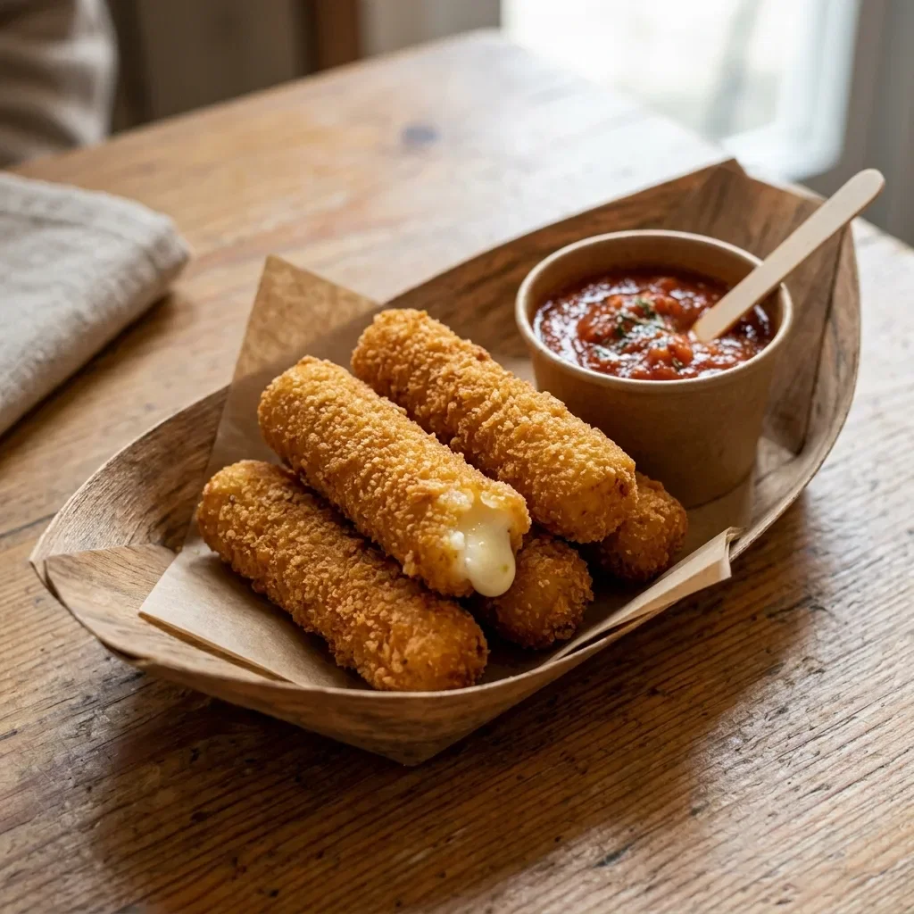 Mozzarella sticks 6 stuks