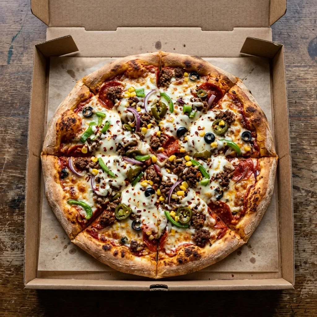 Pizza mexican hot medium
