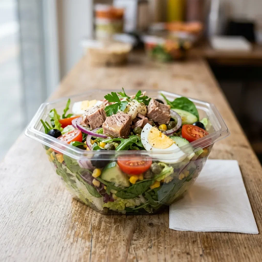 Salade mix met tonijn