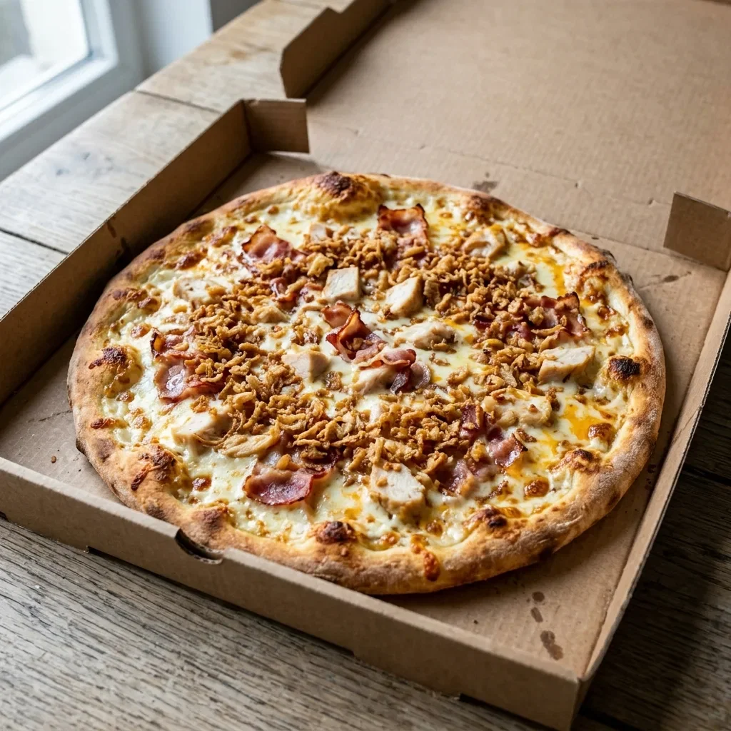 Pizza crispy bacon medium