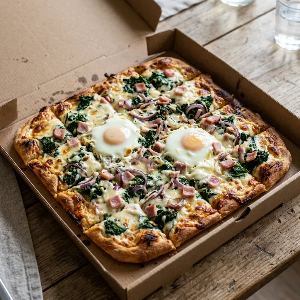 Pizza spinazie party