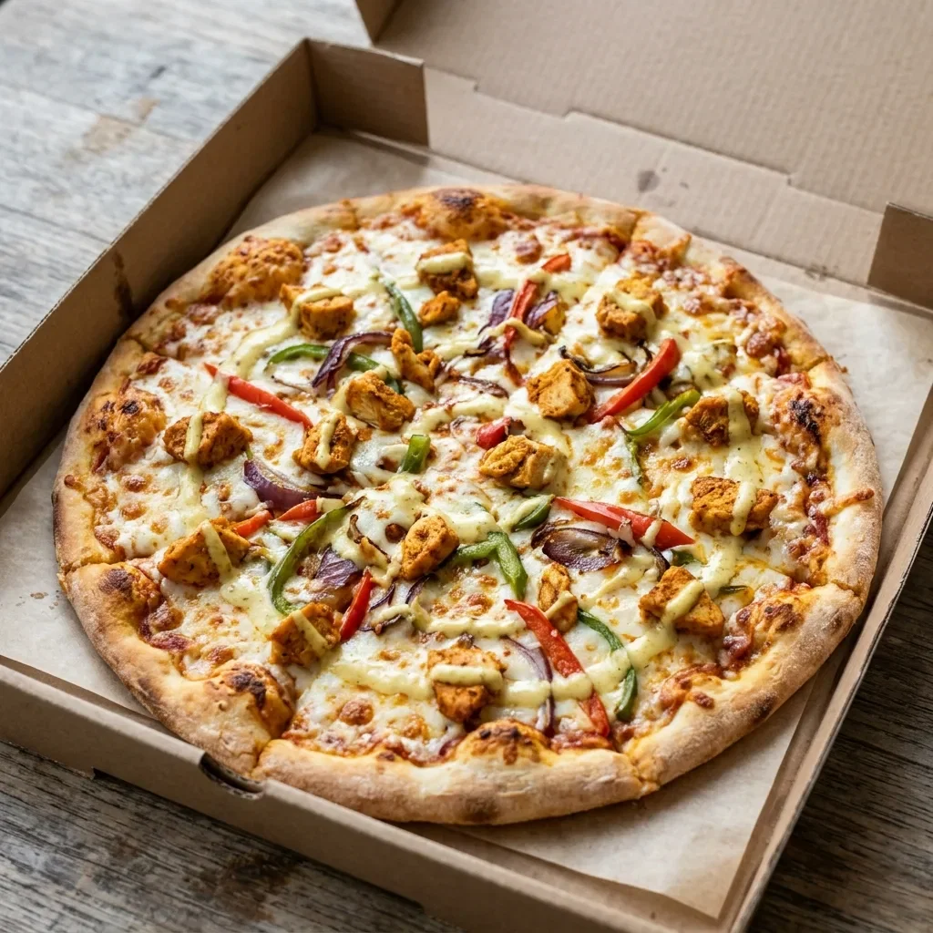 Pizza hot chick’n medium