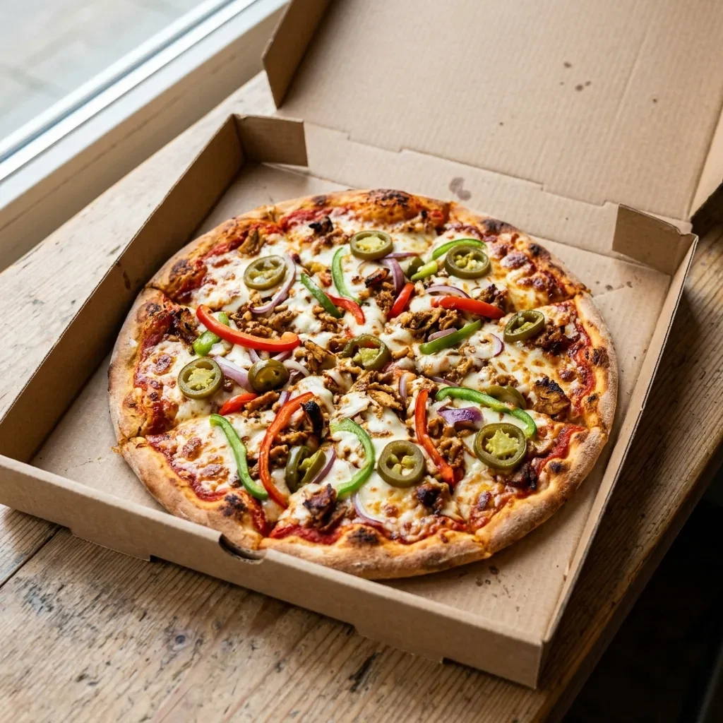 Pizza hot and spicy medium