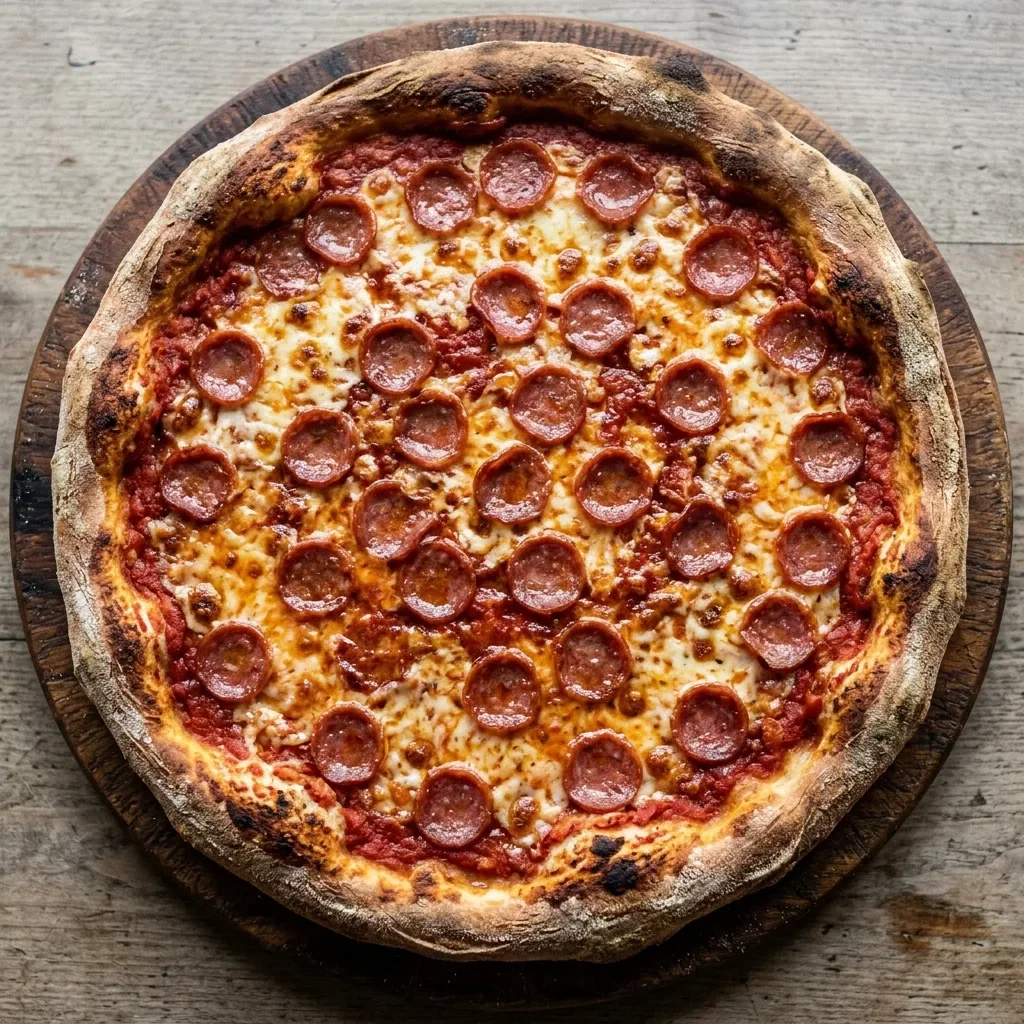 Pizza salami large