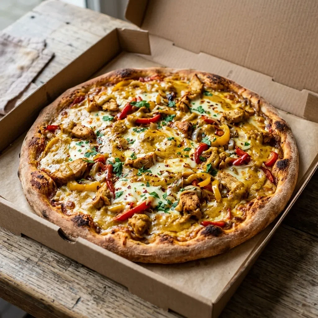 Pizza hot chick’n large