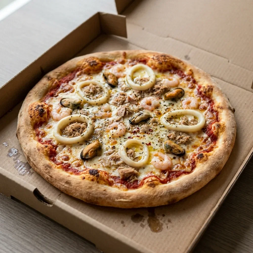 Pizza seafood small
