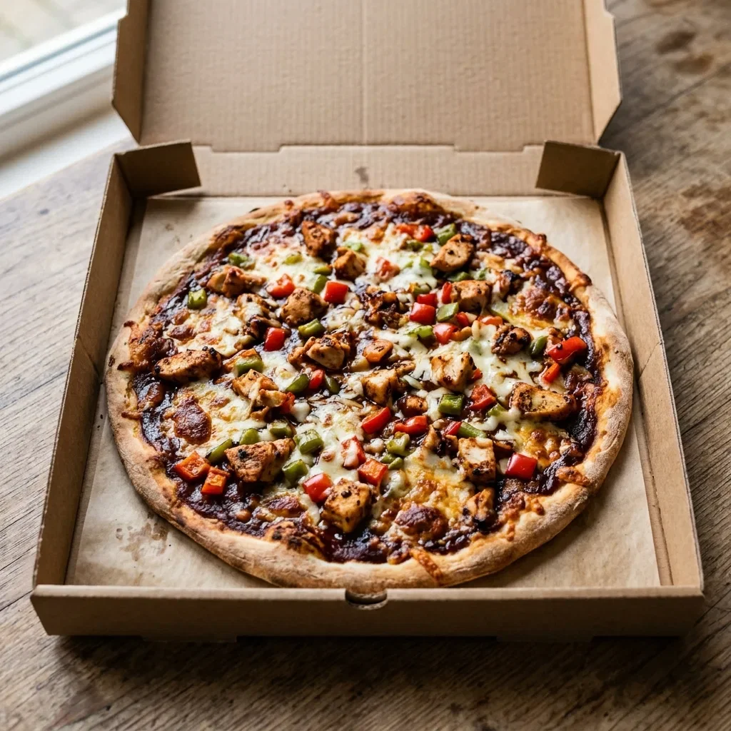 Pizza bbq chicken party