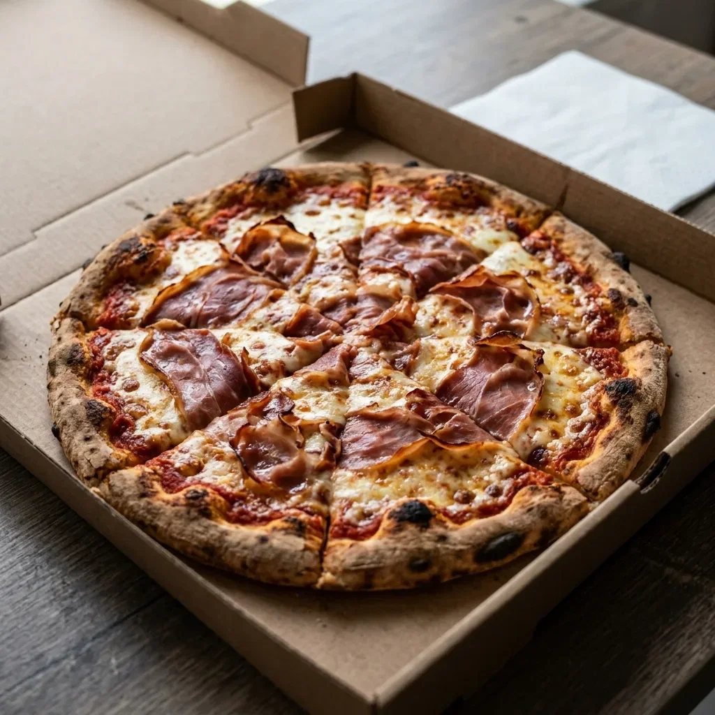 Pizza prosciuto medium