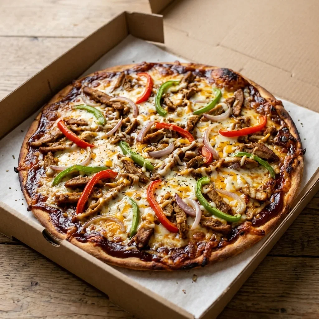 Pizza bbq meatza large