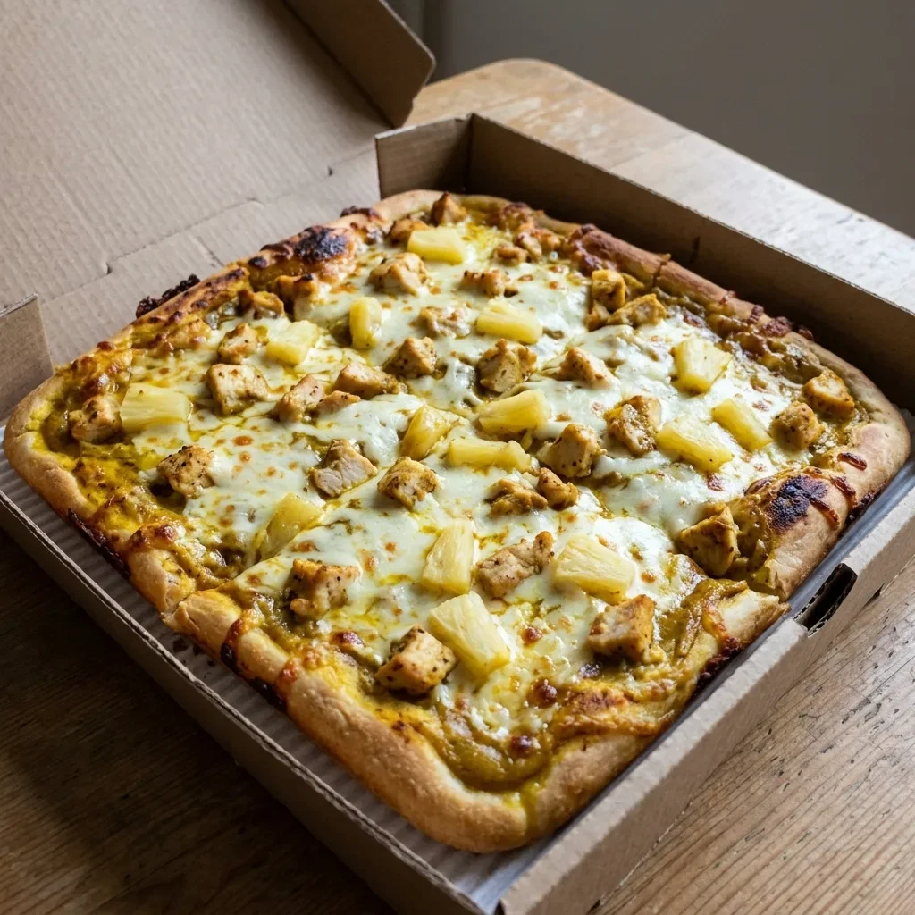 Pizza hawai tropical party