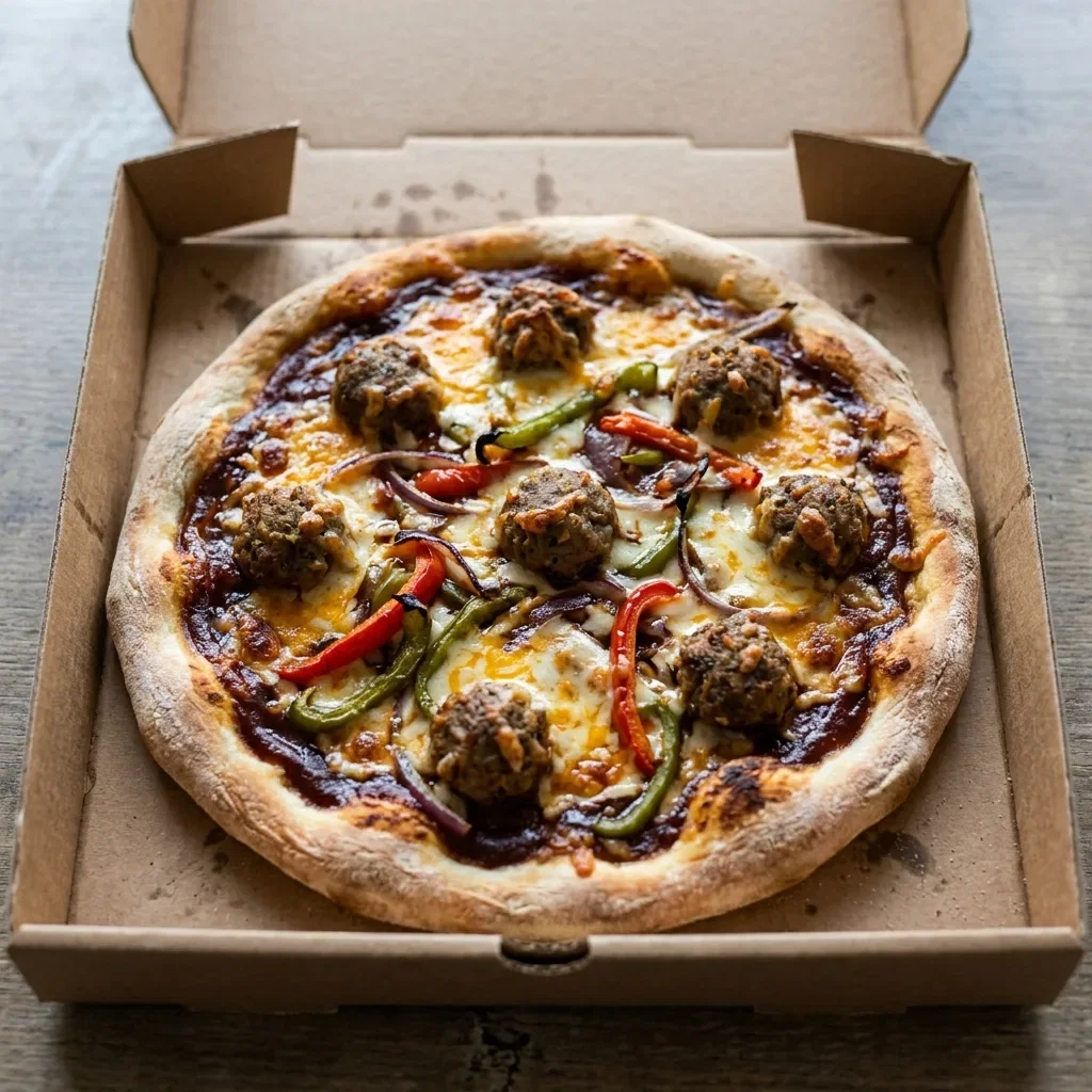 Pizza bbq meatballs small