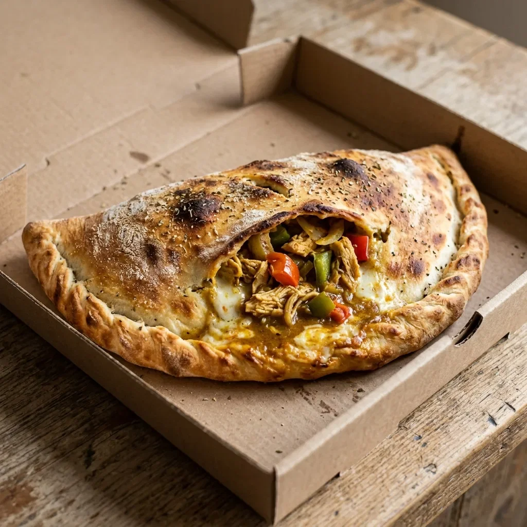 Pizza calzone oriental party