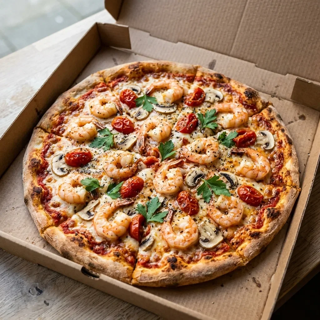 Pizza scampiiii large