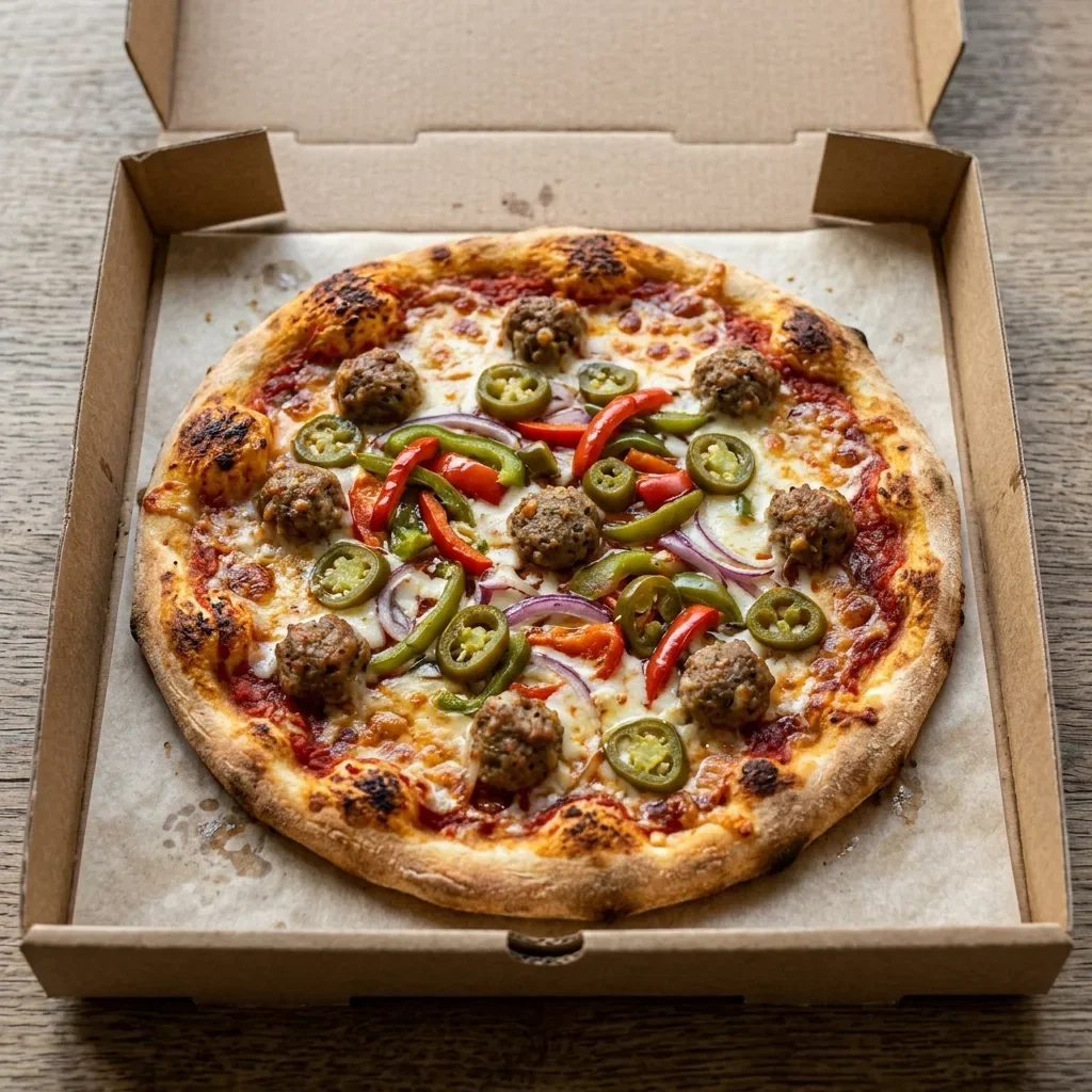 Pizza hot meatballs small