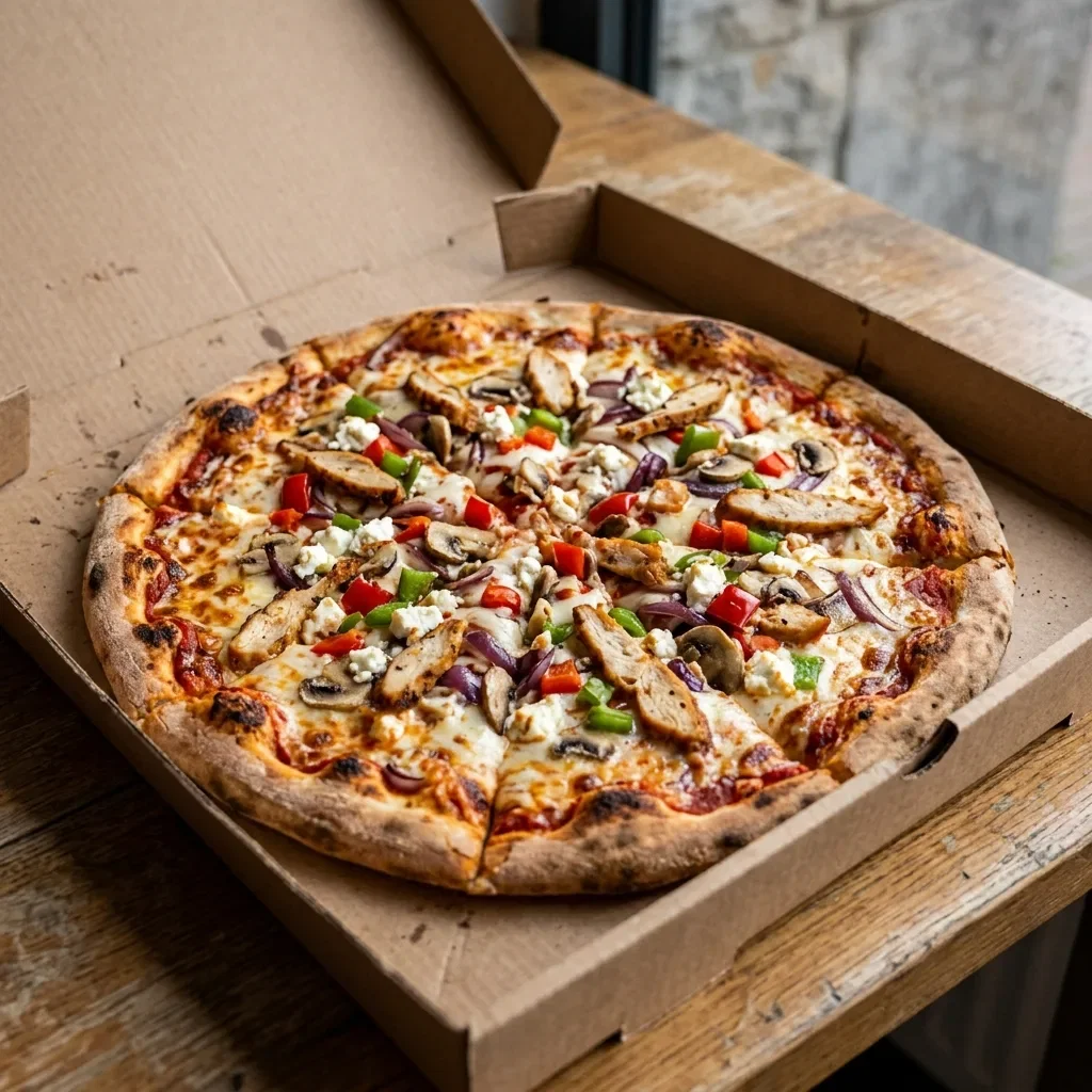 Pizza hot deluxe large