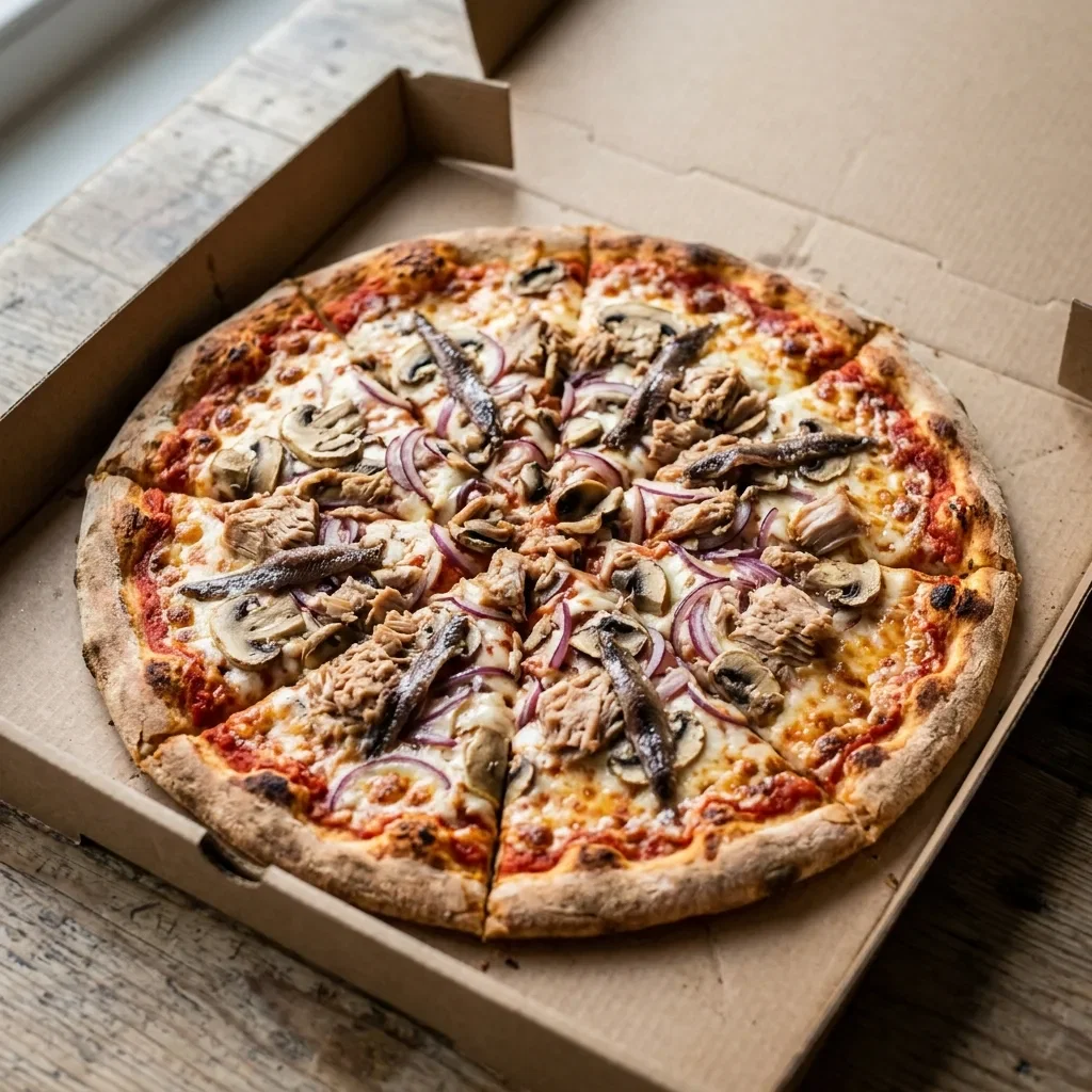 Pizza mega fish medium