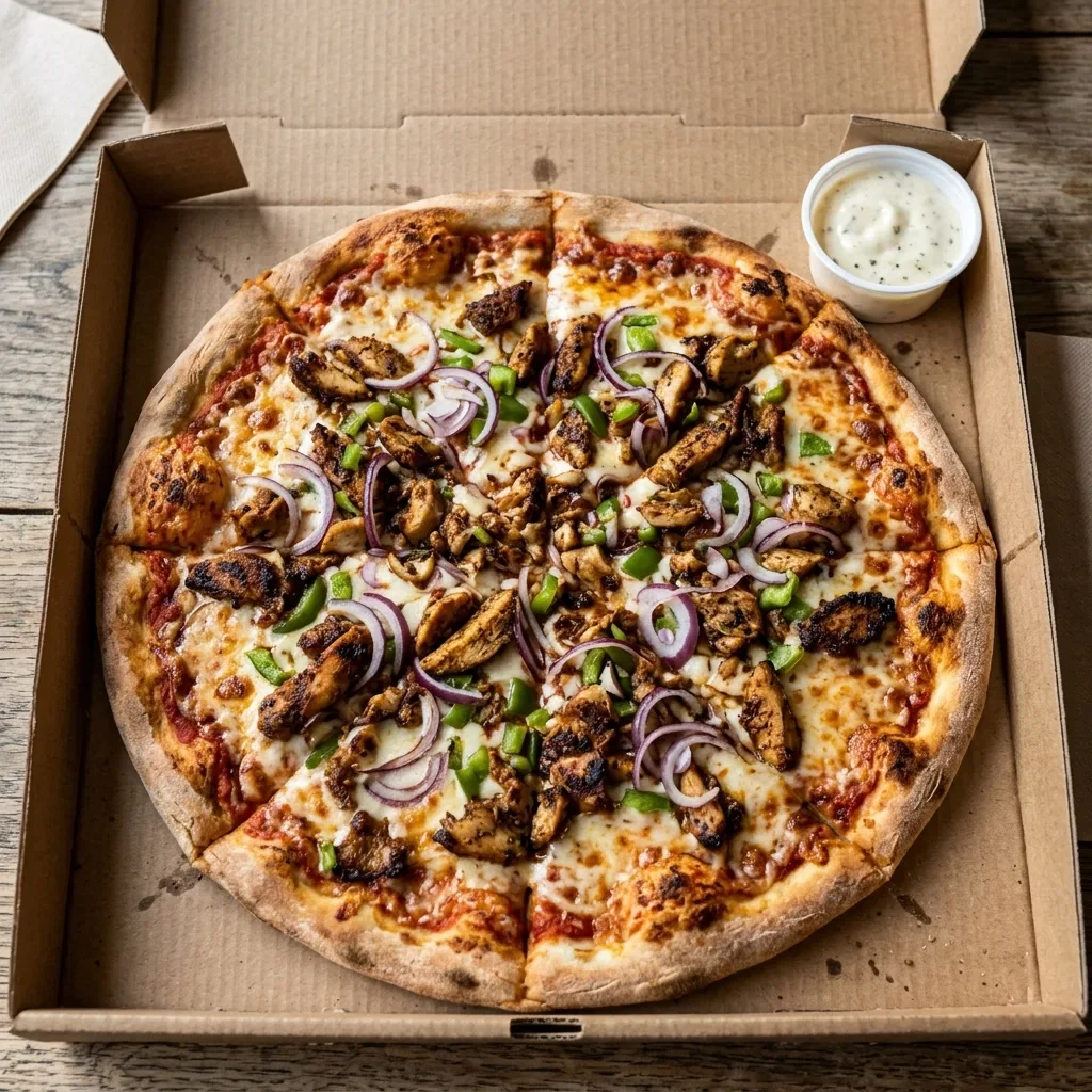 Pizza kebab large