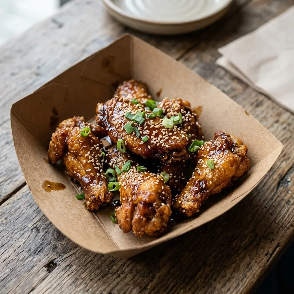 Chicken wings honey en soy