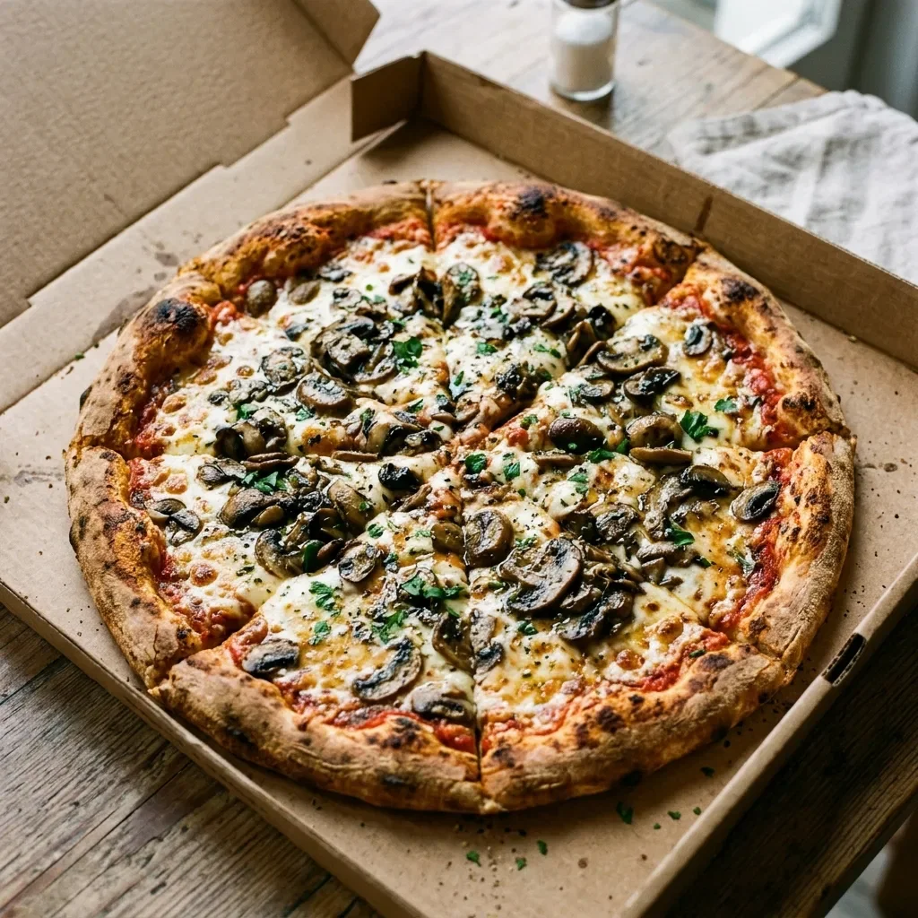 Pizza funghi large
