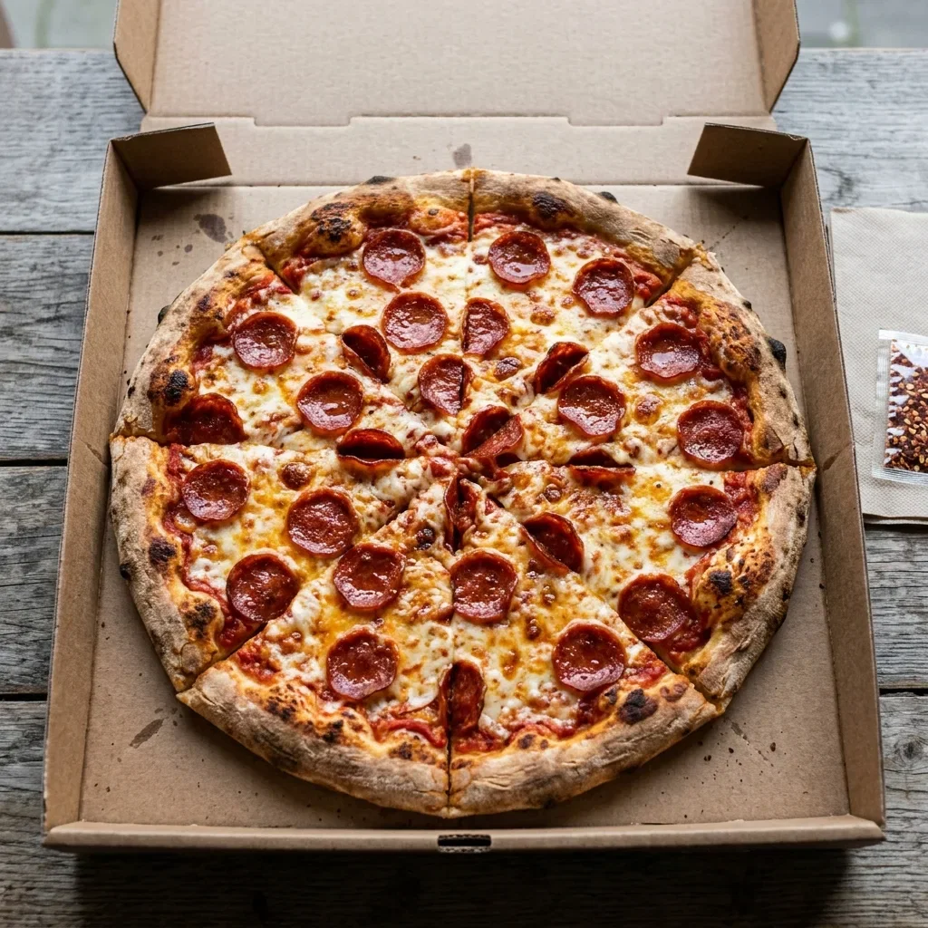 Pizza brooklyn style medium