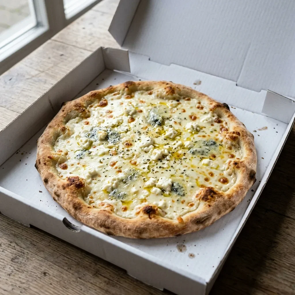 Pizza creamy cheese small