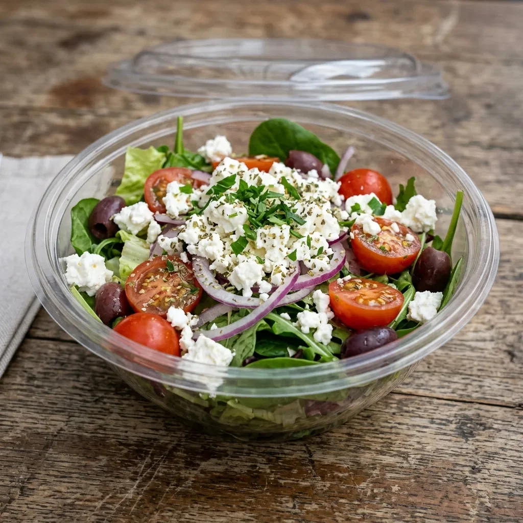 Salade mix met fetakaas