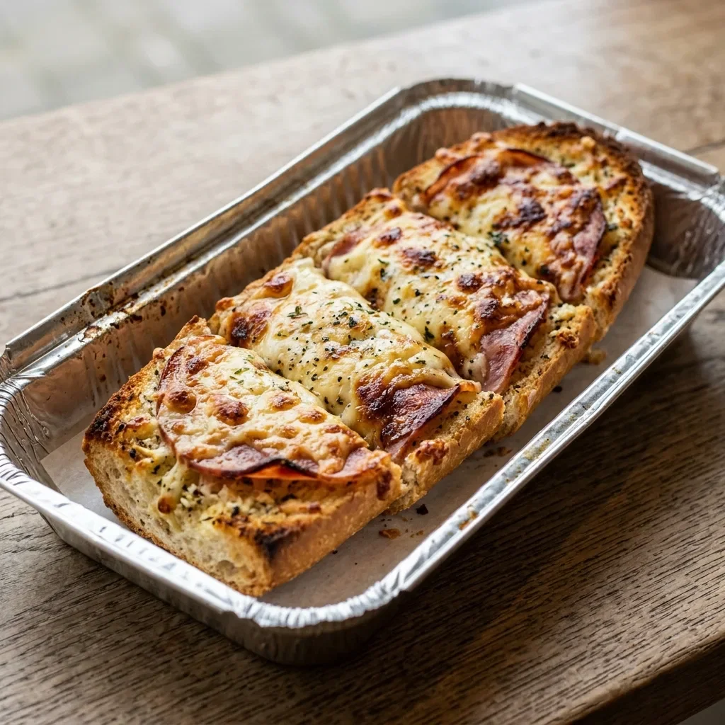 Lookbrood met kaas en ham