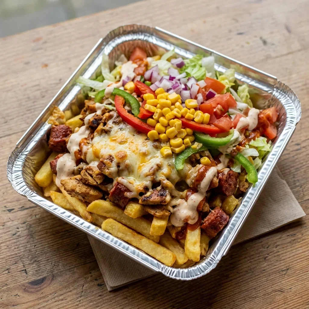Kapsalon kip mexicano