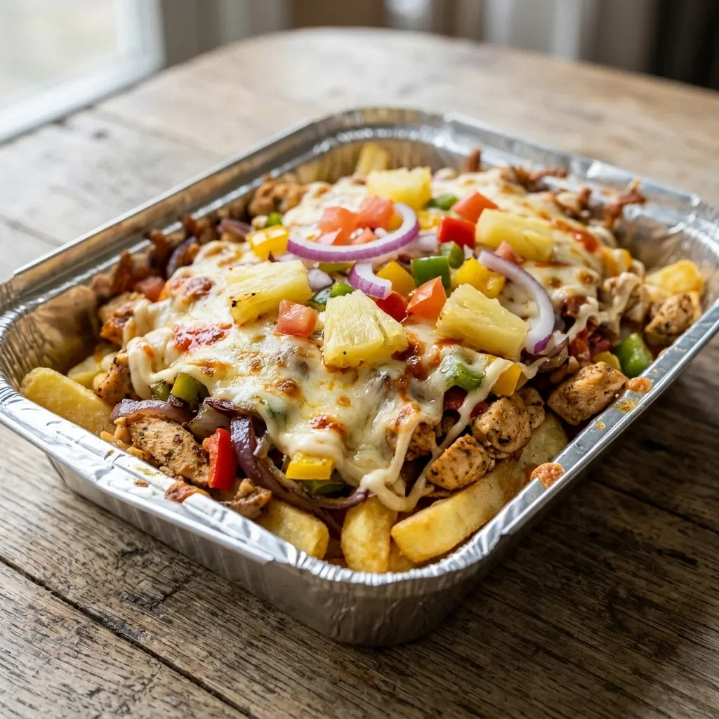 Kapsalon kip speciaal hawaï