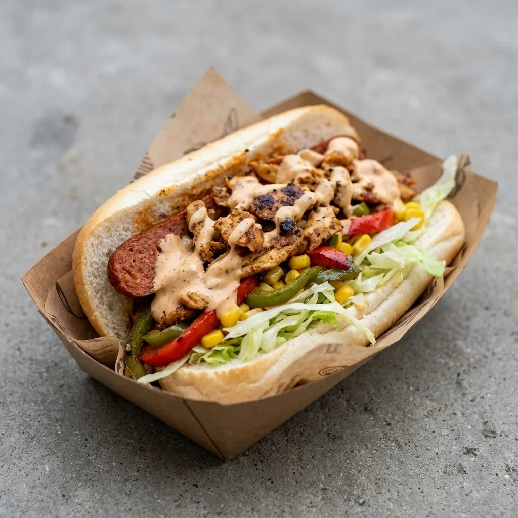 Broodje shoarma mexicano