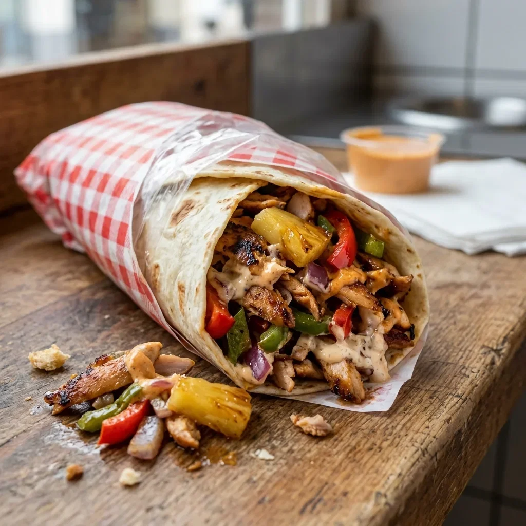 Durum shoarma speciaal hawaï