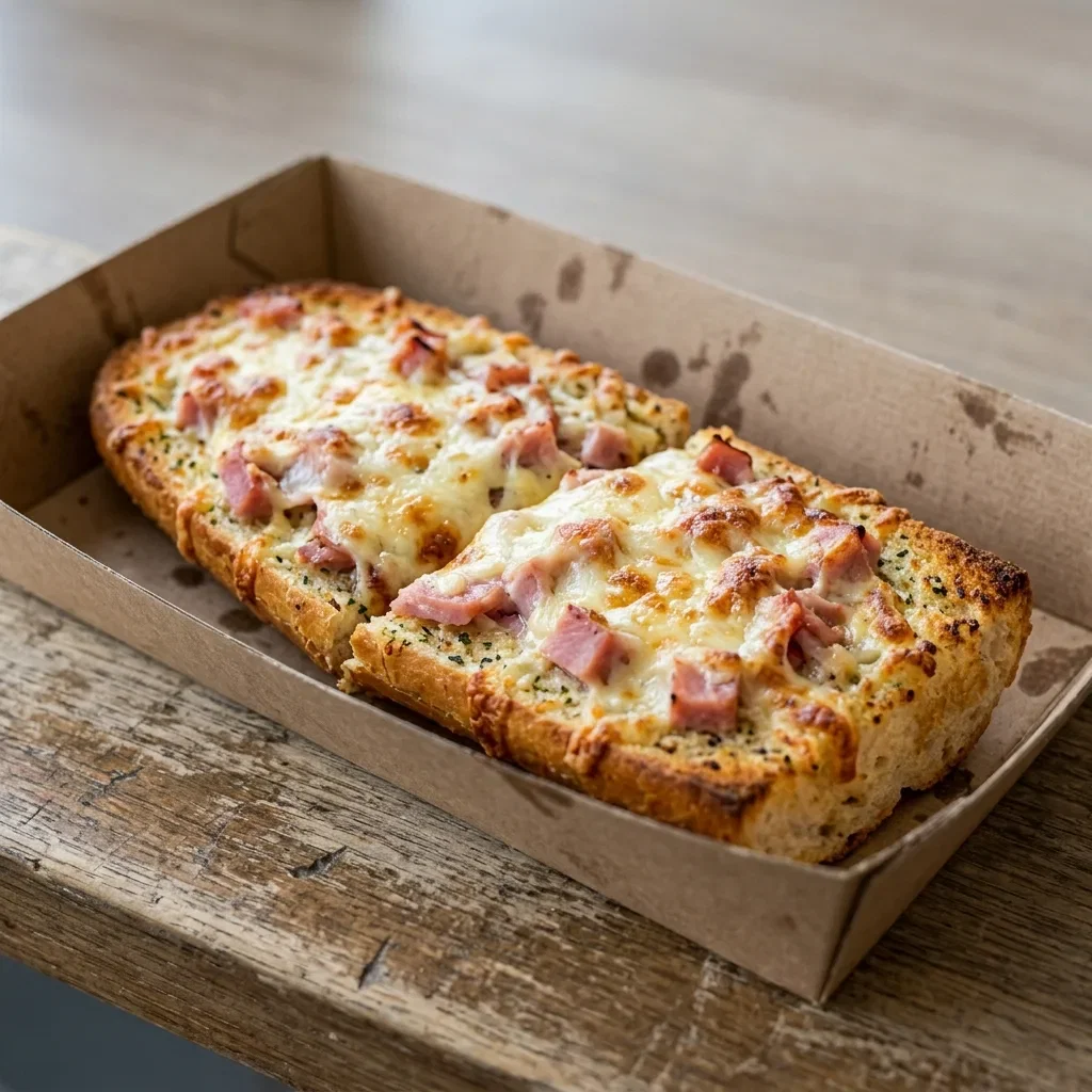 Lookbrood met kaas en ham