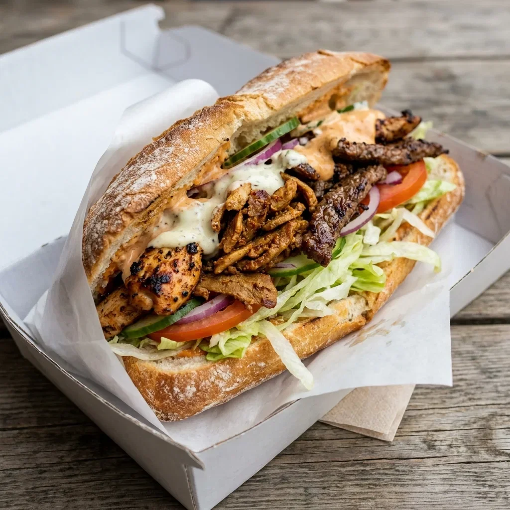 Broodje mix grill
