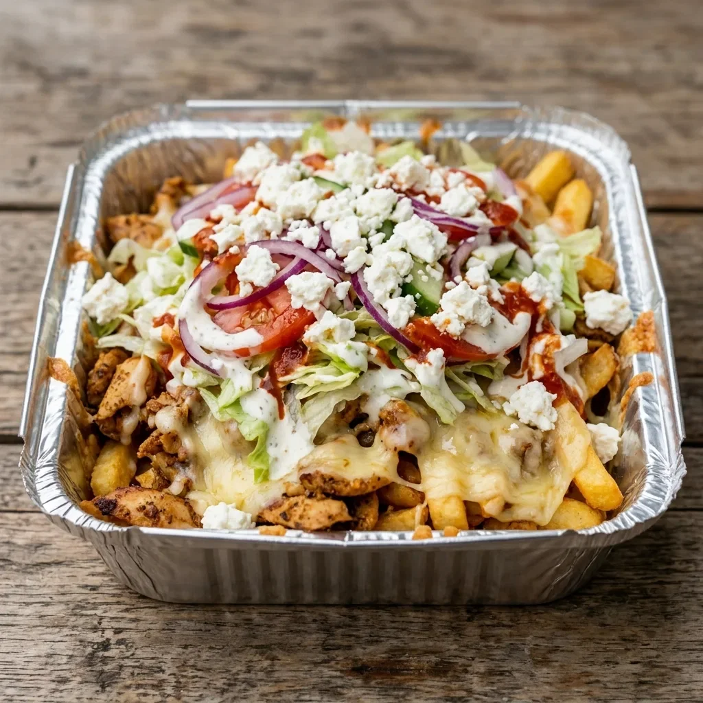 Kapsalon kip feta